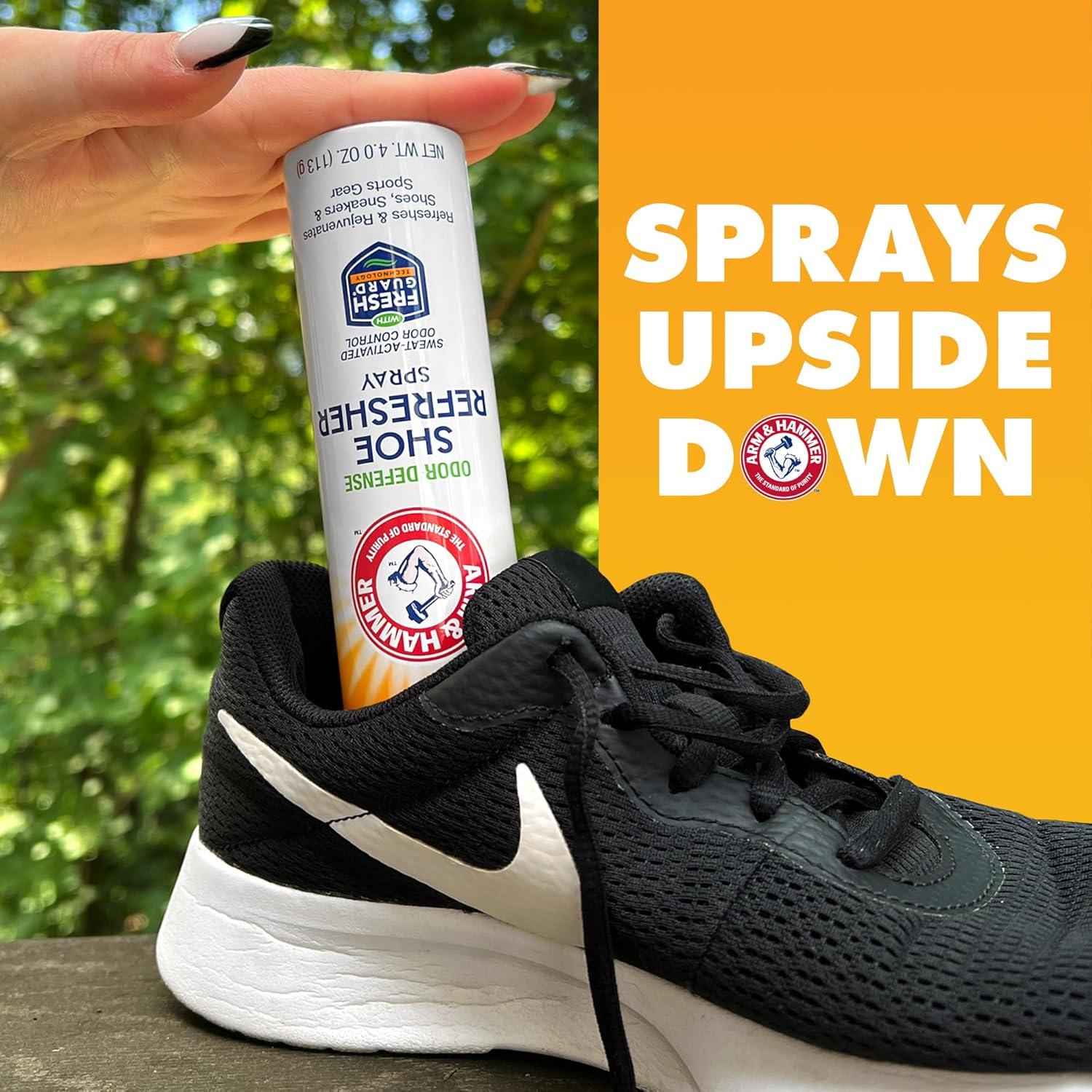 Spray Desodorante para Zapatos Arm & Hammer 4 oz (Paquete de 3)