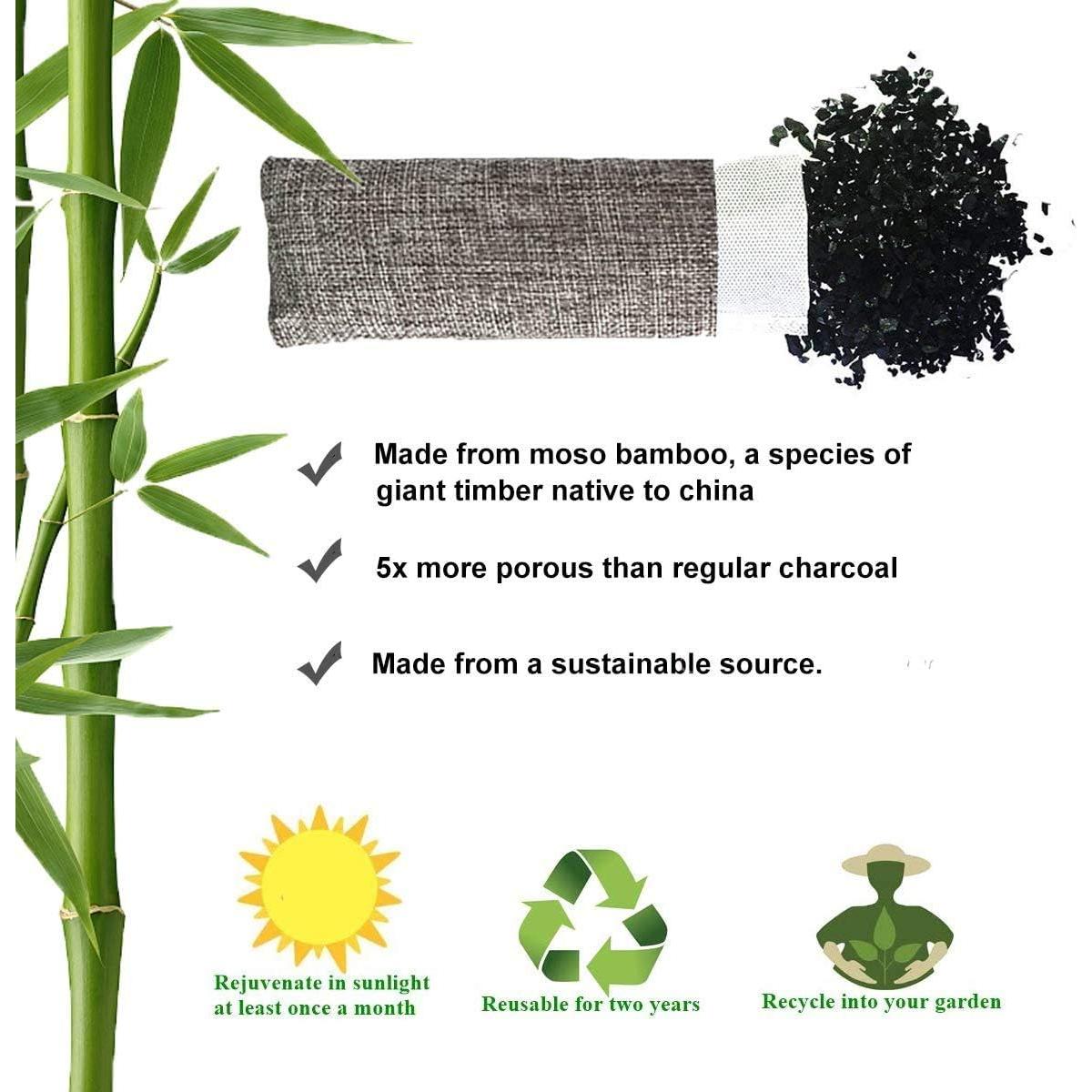 Bolsas Desodorantes de Carbón Activado Marsheepy 6x60g