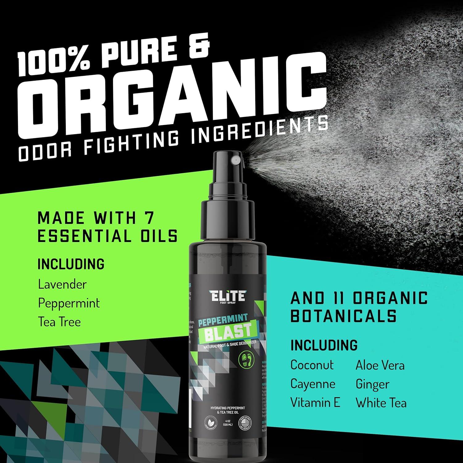 Desodorante para Zapatos y Spray para Pies Elite Sportz 118 ml