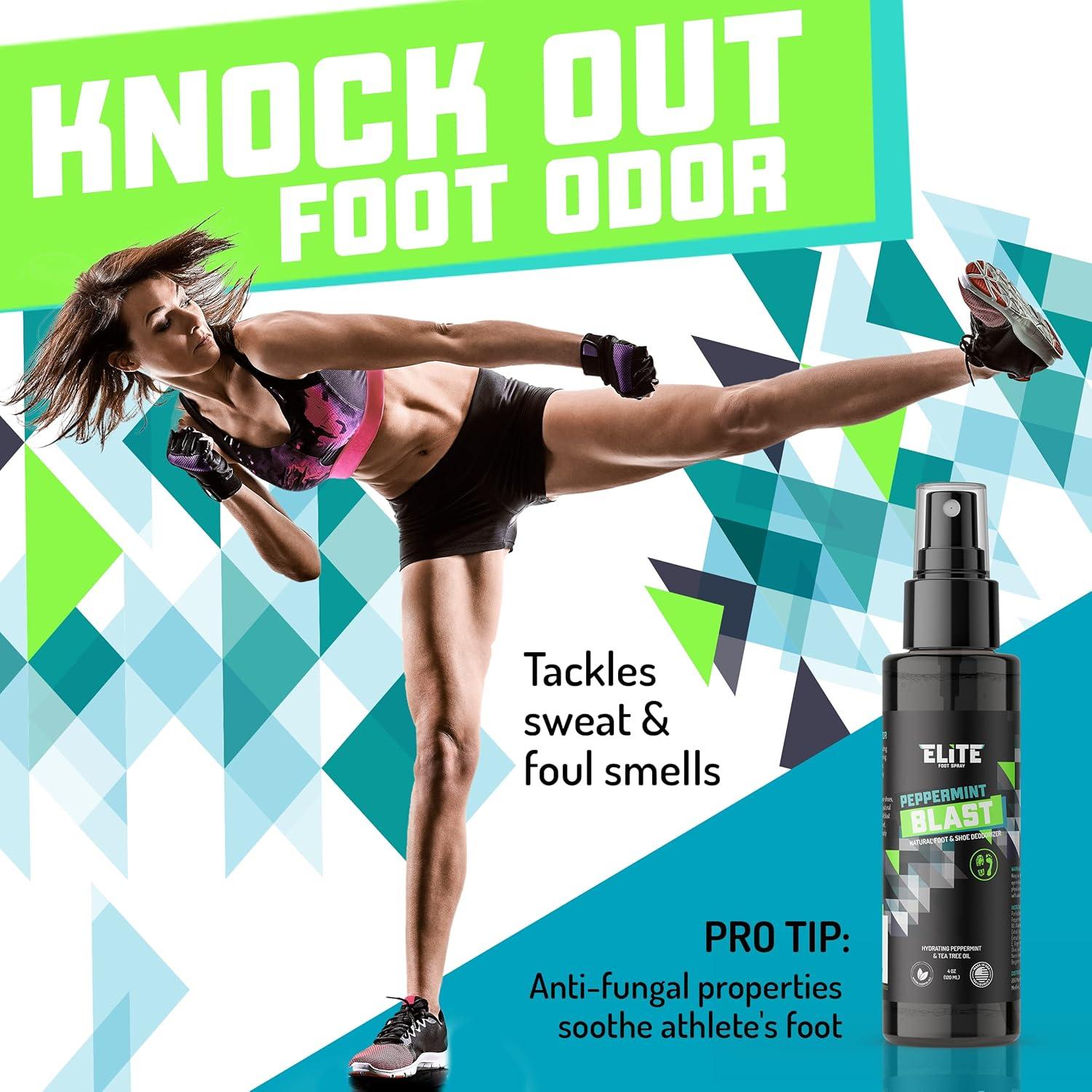 Desodorante para Zapatos y Spray para Pies Elite Sportz 118 ml