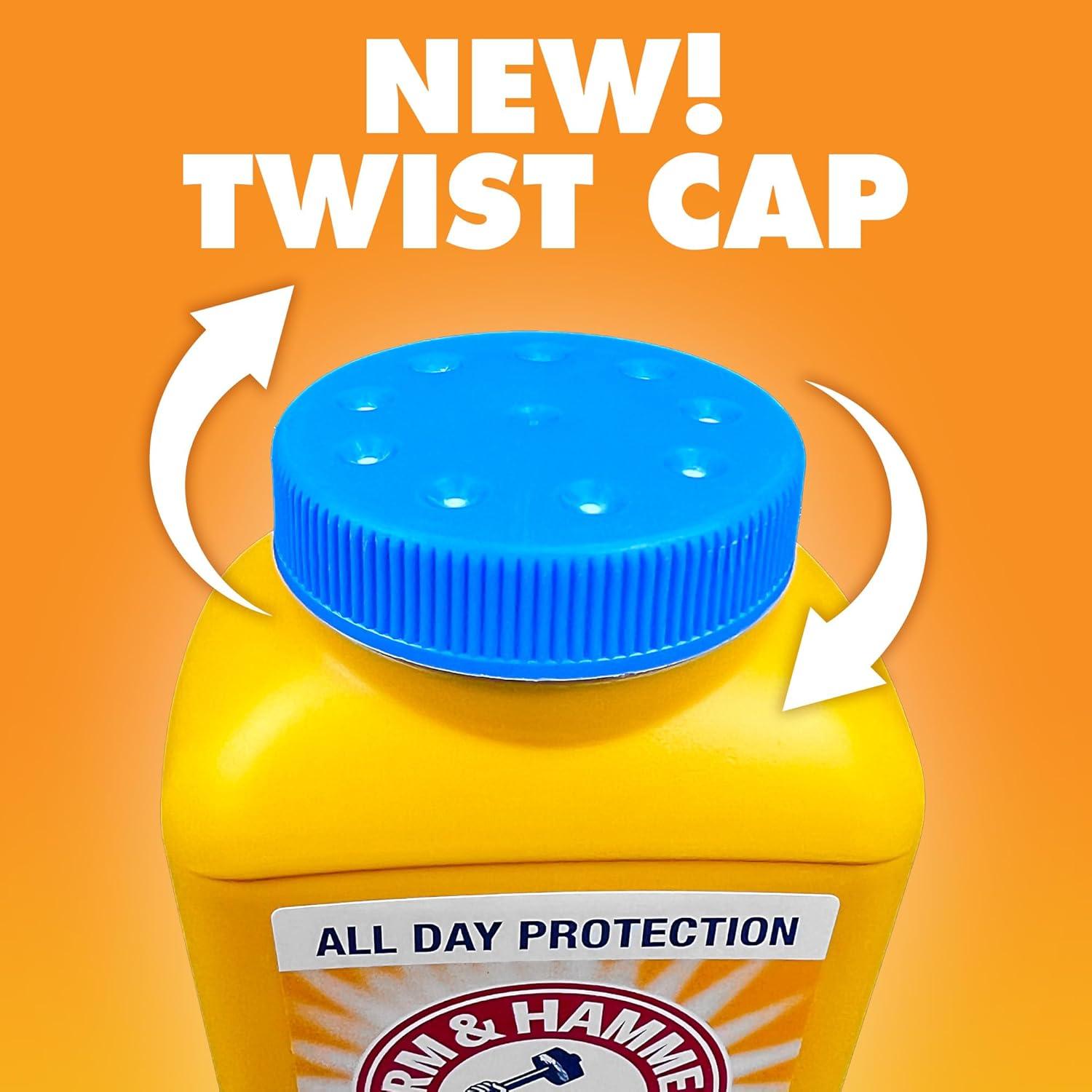 Polvo para pies Arm & Hammer 198 g sin talco paquete 3