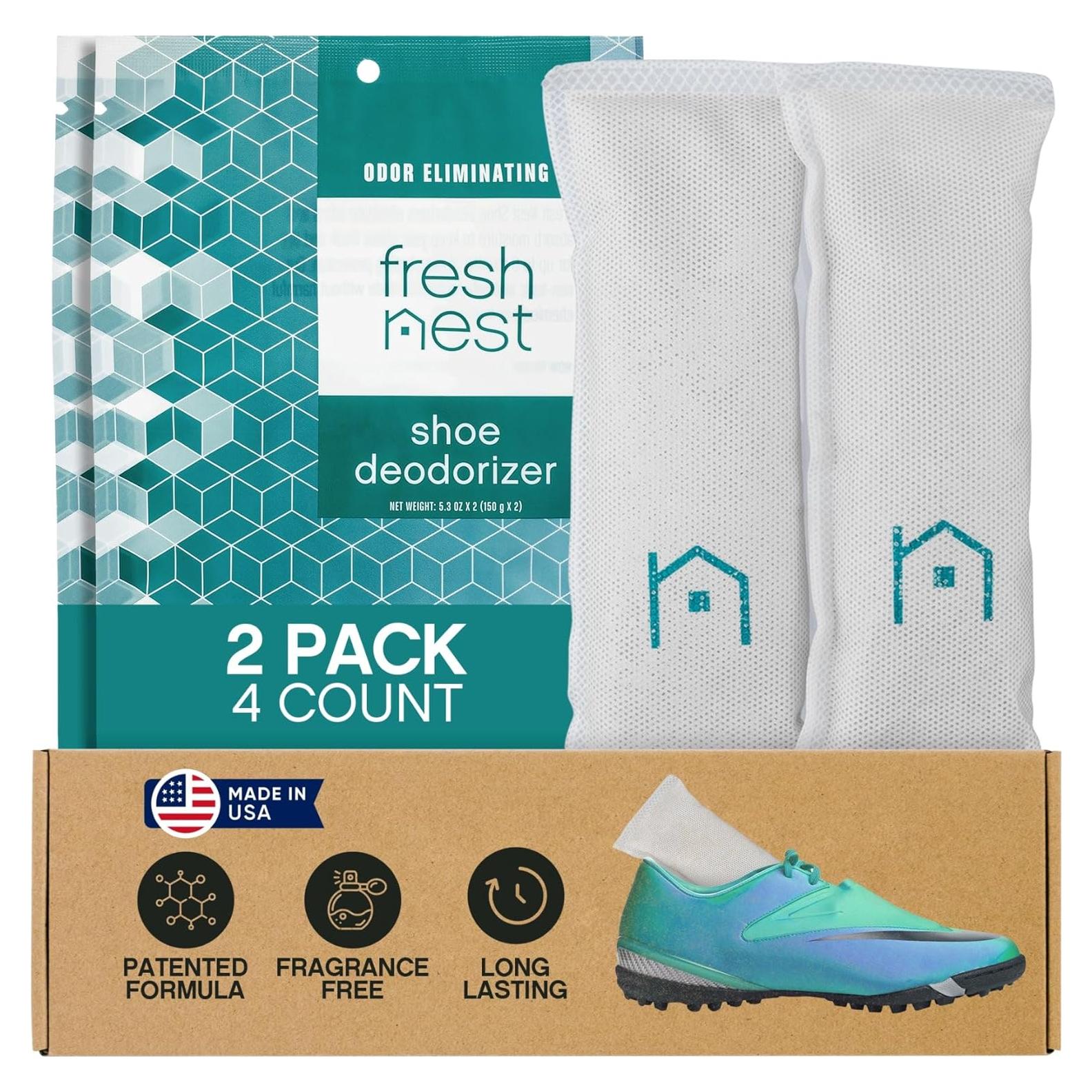 Desodorante para Zapatos Fresh Nest 2-Pack - Eliminador de Olores