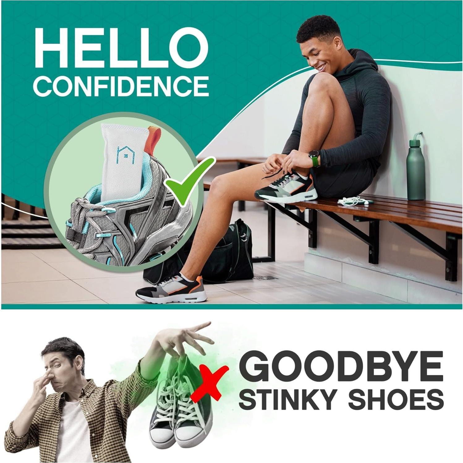 Desodorante para Zapatos Fresh Nest 2-Pack - Eliminador de Olores