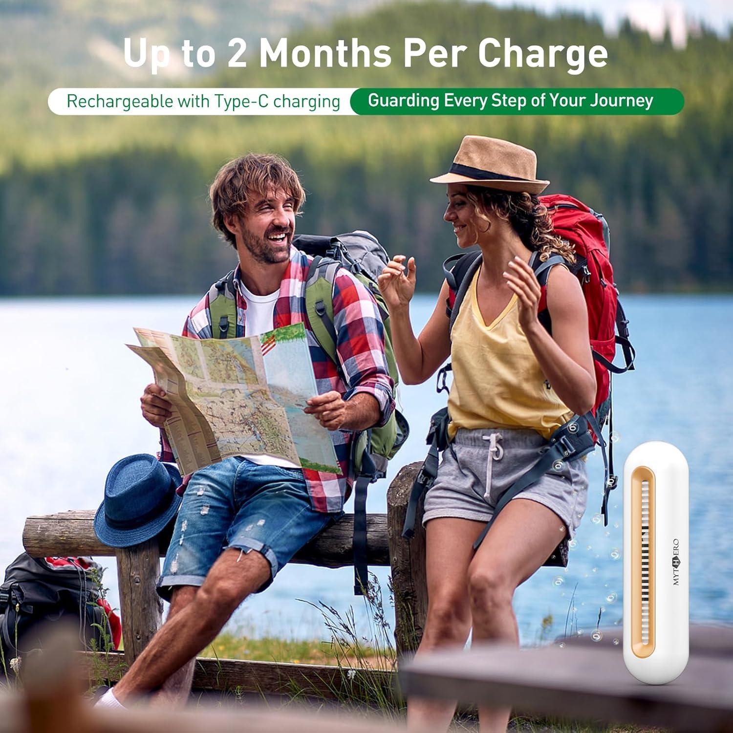 Desodorante de Zapatos MYTHERO Recargable Ozono 2-Pack