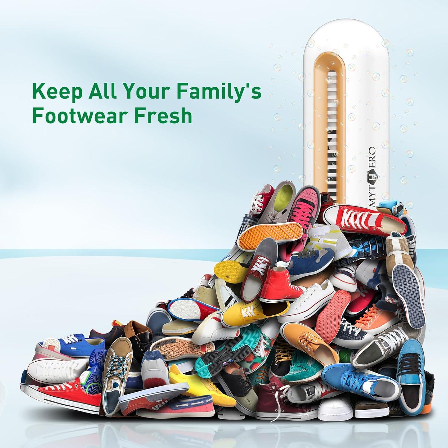 Desodorante de Zapatos MYTHERO Recargable Ozono 2-Pack