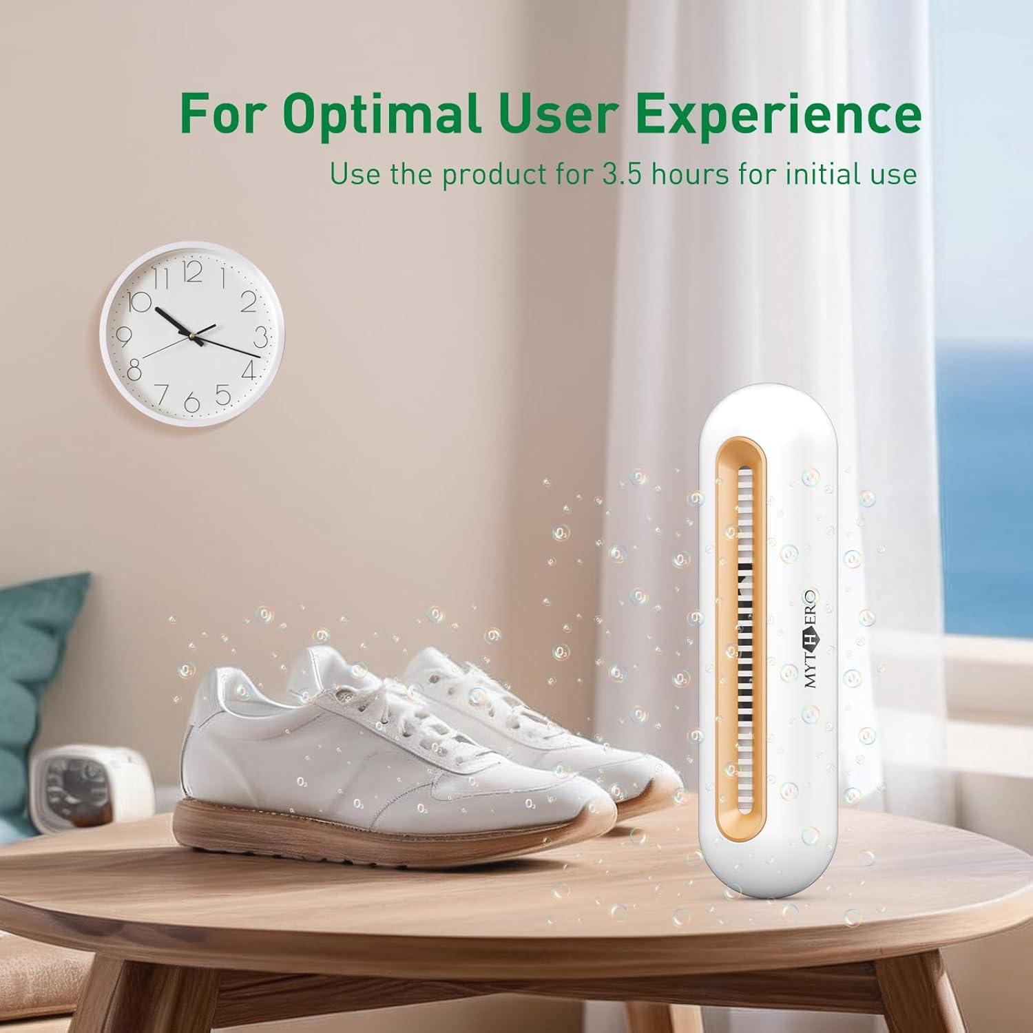 Desodorante de Zapatos MYTHERO Recargable Ozono 2-Pack