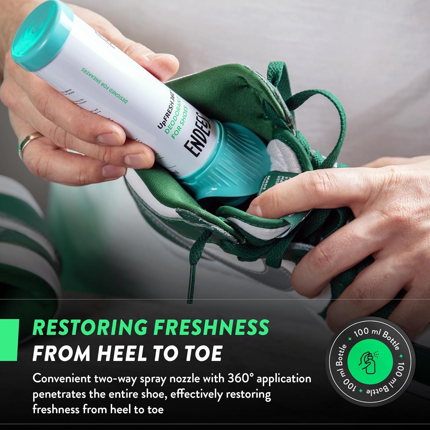 Spray Desodorante para Zapatos Endees UpFresh 100 ml x3