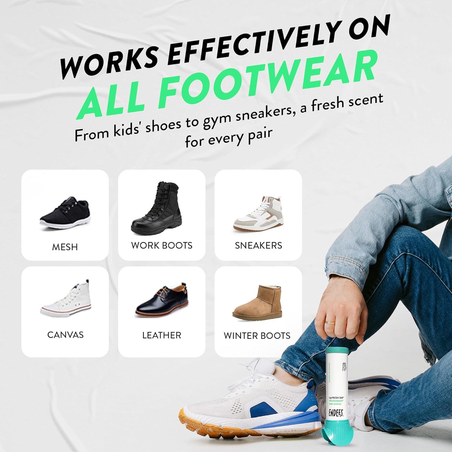 Spray Desodorante para Zapatos Endees UpFresh 100 ml x3