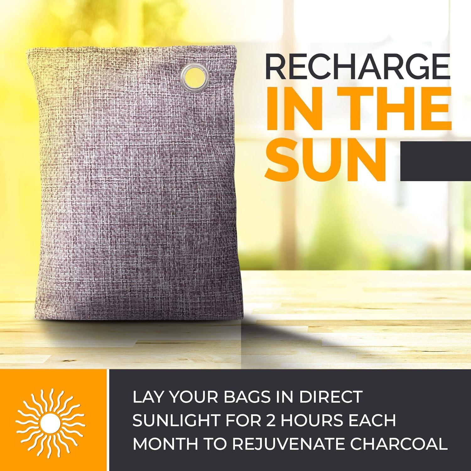 10 Bolsas Absorbentes de Olores Carbón Activado Vergali