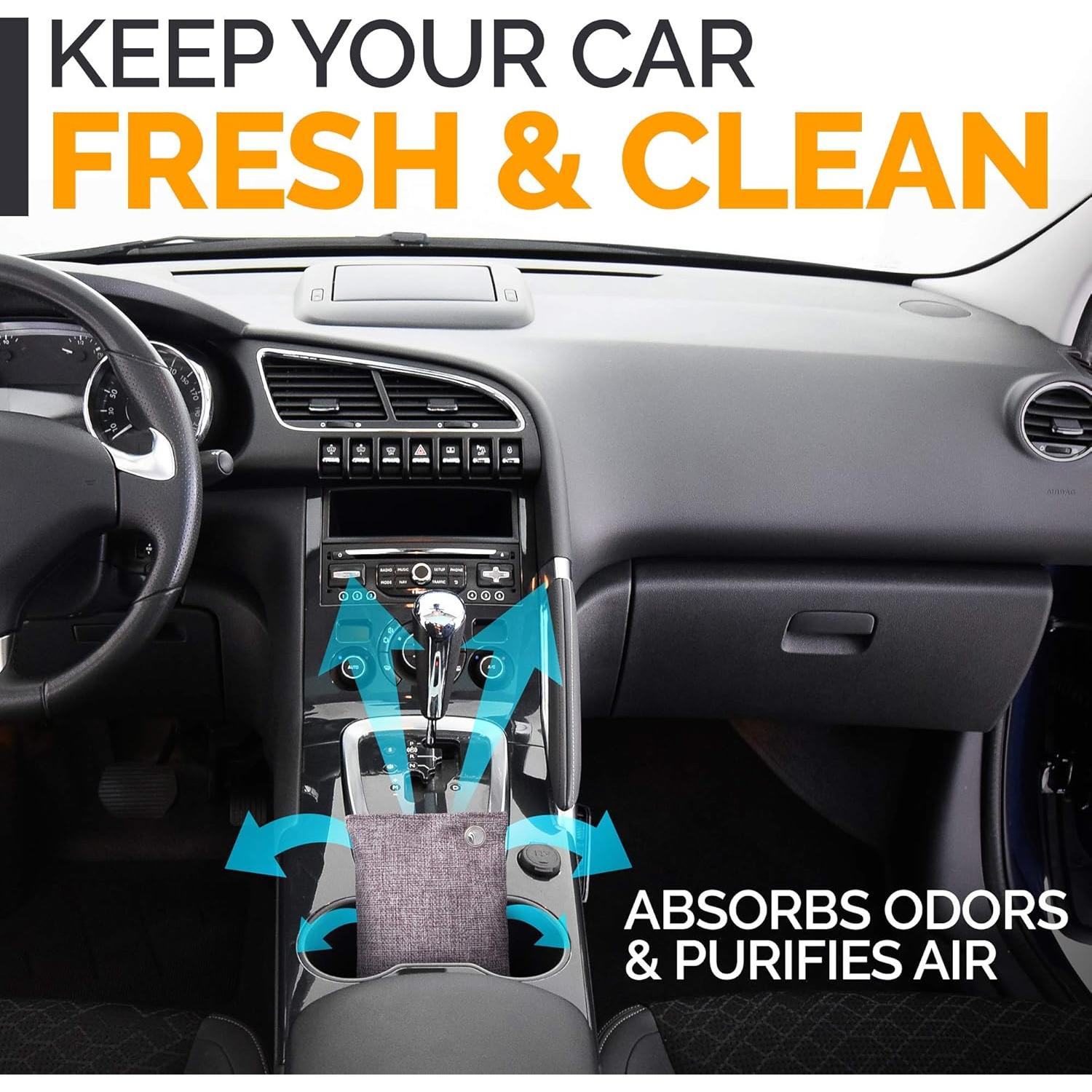 10 Bolsas Absorbentes de Olores Carbón Activado Vergali