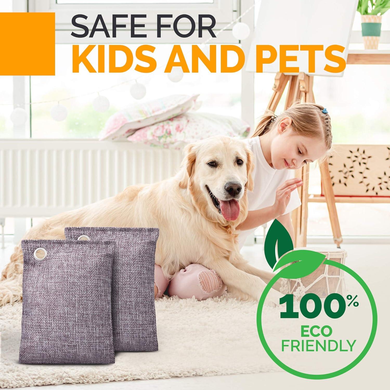 10 Bolsas Absorbentes de Olores Carbón Activado Vergali