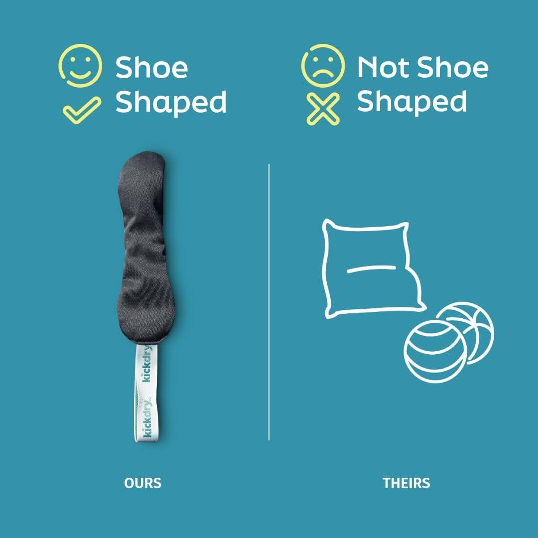 Secador de Zapatos KickDry - Desodorante Aroma a Ropa Fresca