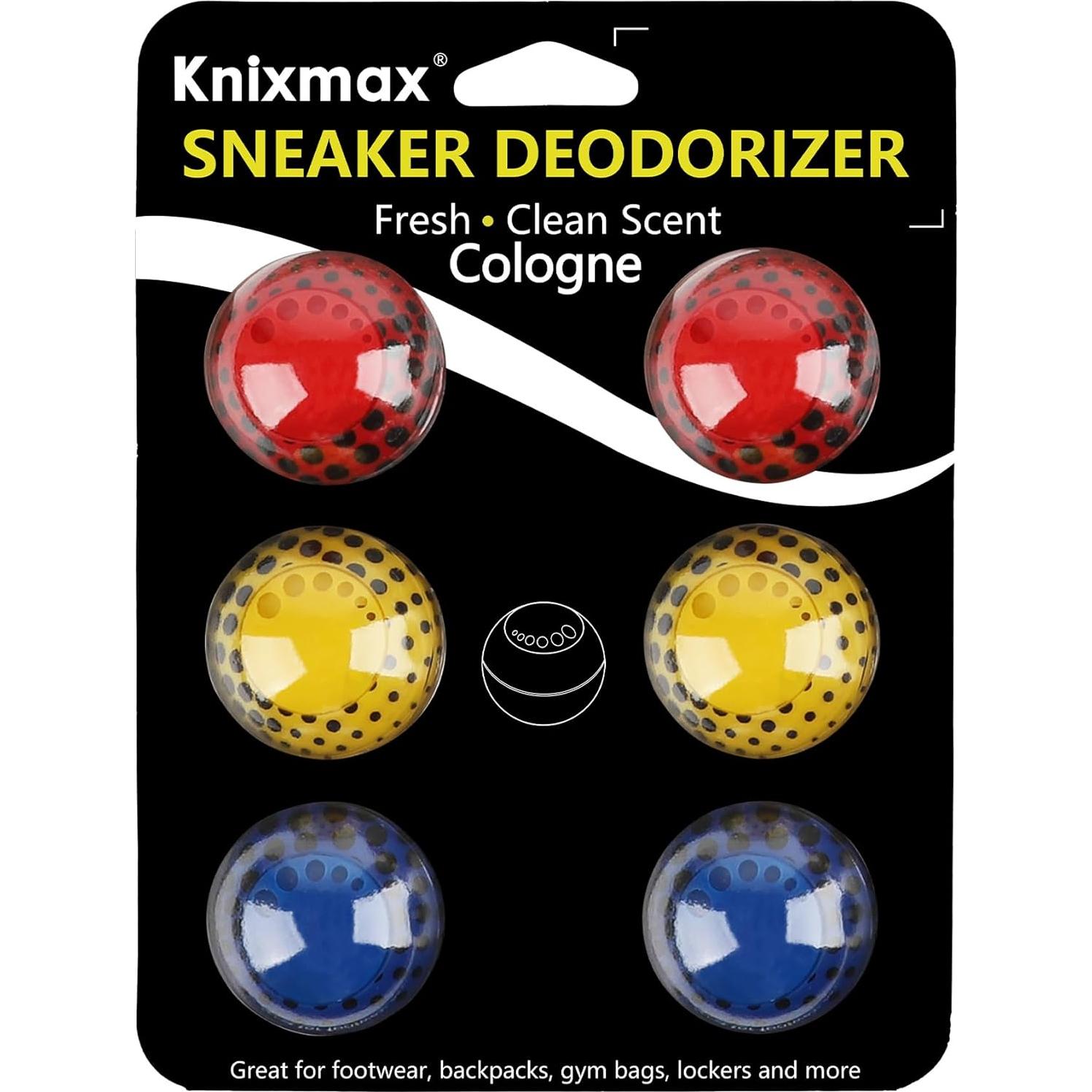 Bolas Desodorantes Knixmax para Zapatillas 6 Paquetes