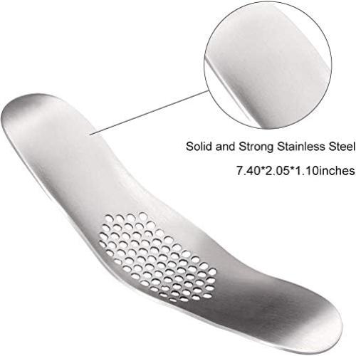 Prensa de Ajo Fu Store Acero Inoxidable 304 con Pelador