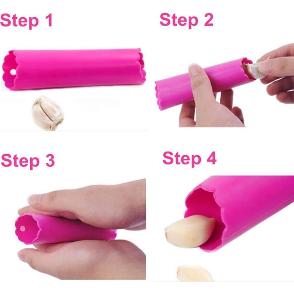 Prensa de Ajo Fu Store Acero Inoxidable 304 con Pelador