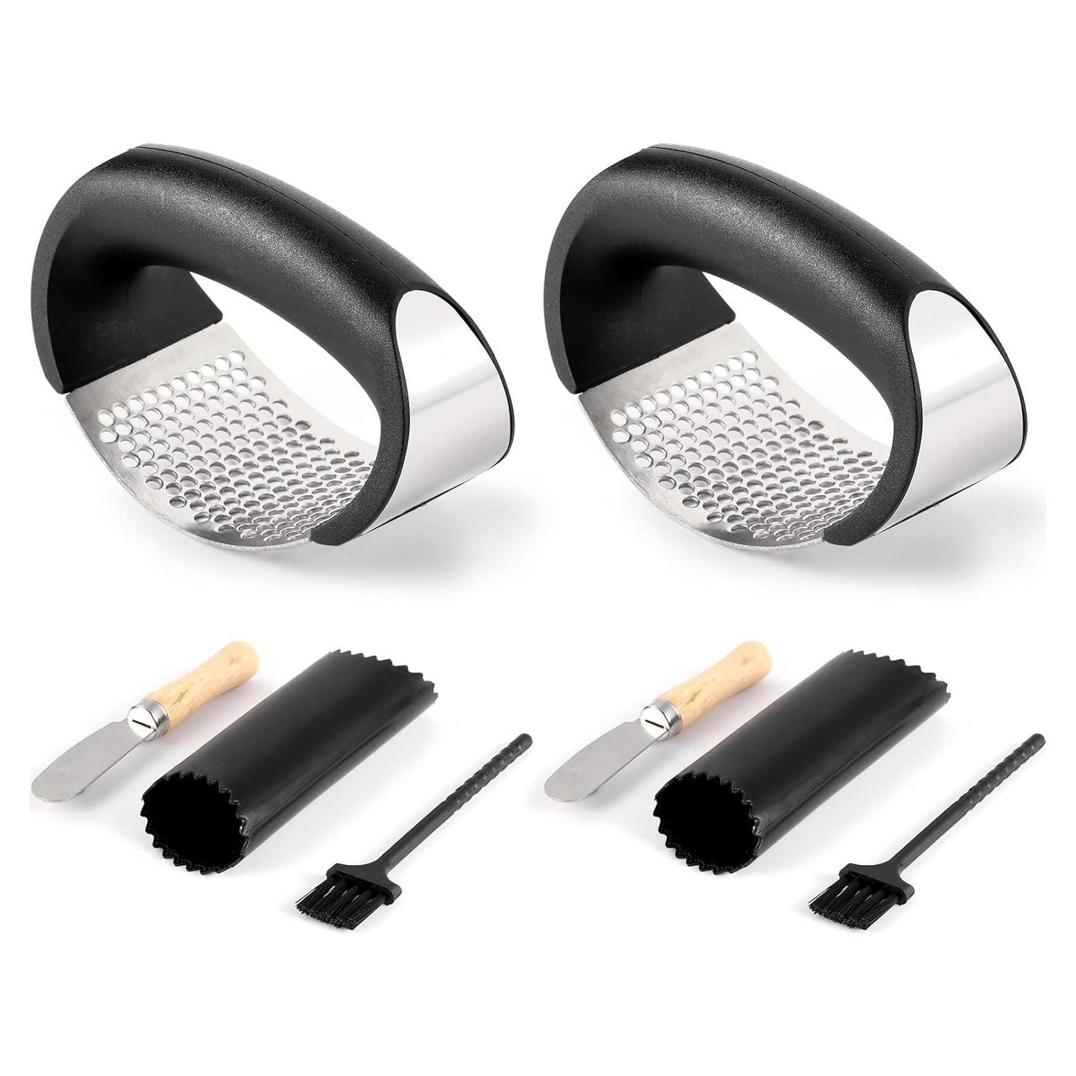 Juego de 2 Prensadores de Ajo Rngeo Acero Inoxidable