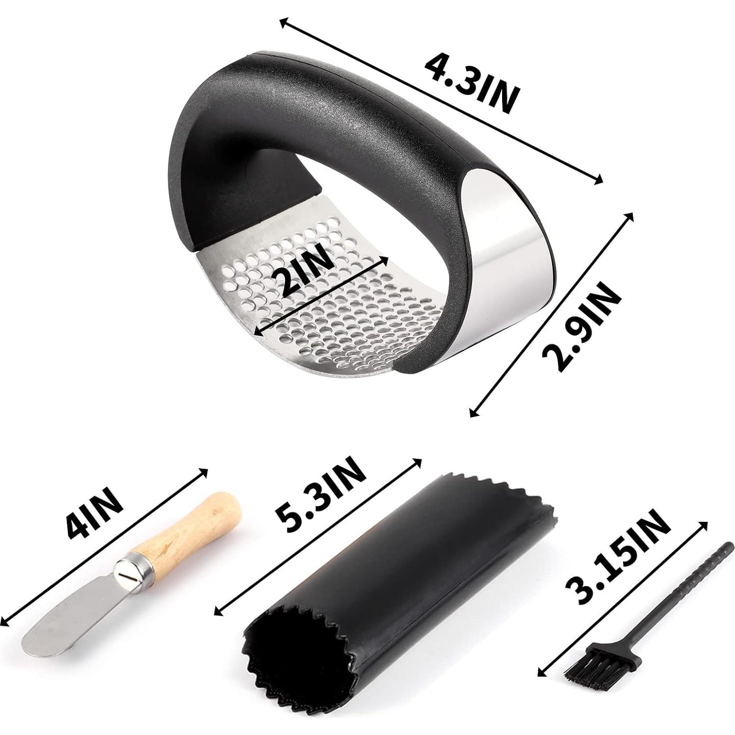 Juego de 2 Prensadores de Ajo Rngeo Acero Inoxidable