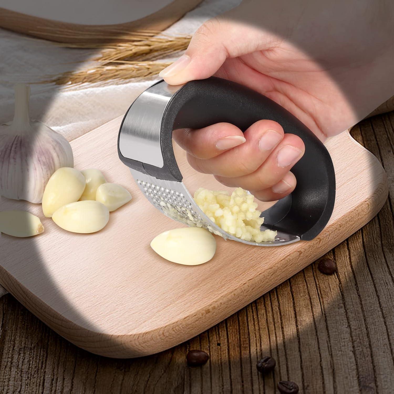 Juego de 2 Prensadores de Ajo Rngeo Acero Inoxidable