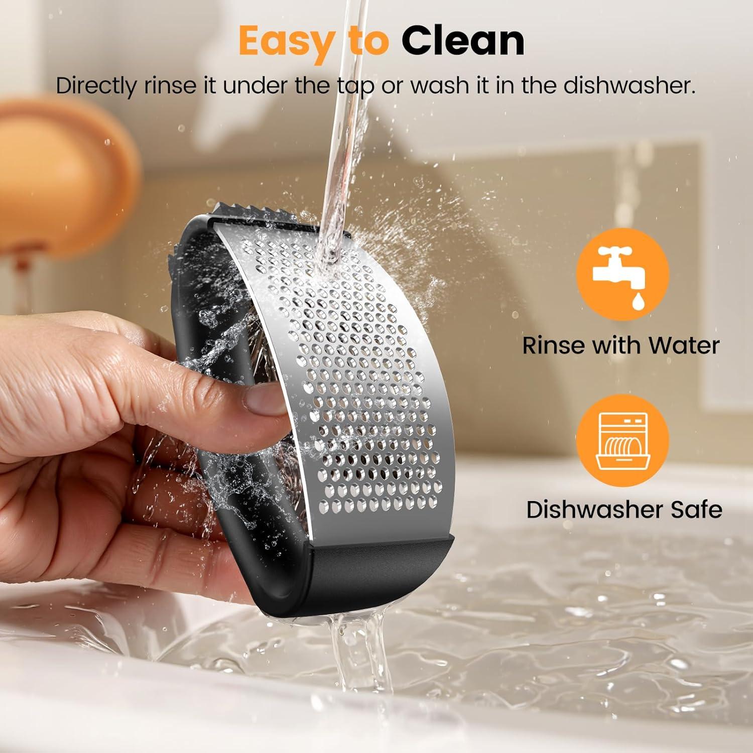 Prensa de Ajo Lesbima Acero Inoxidable Ergonomica 99g