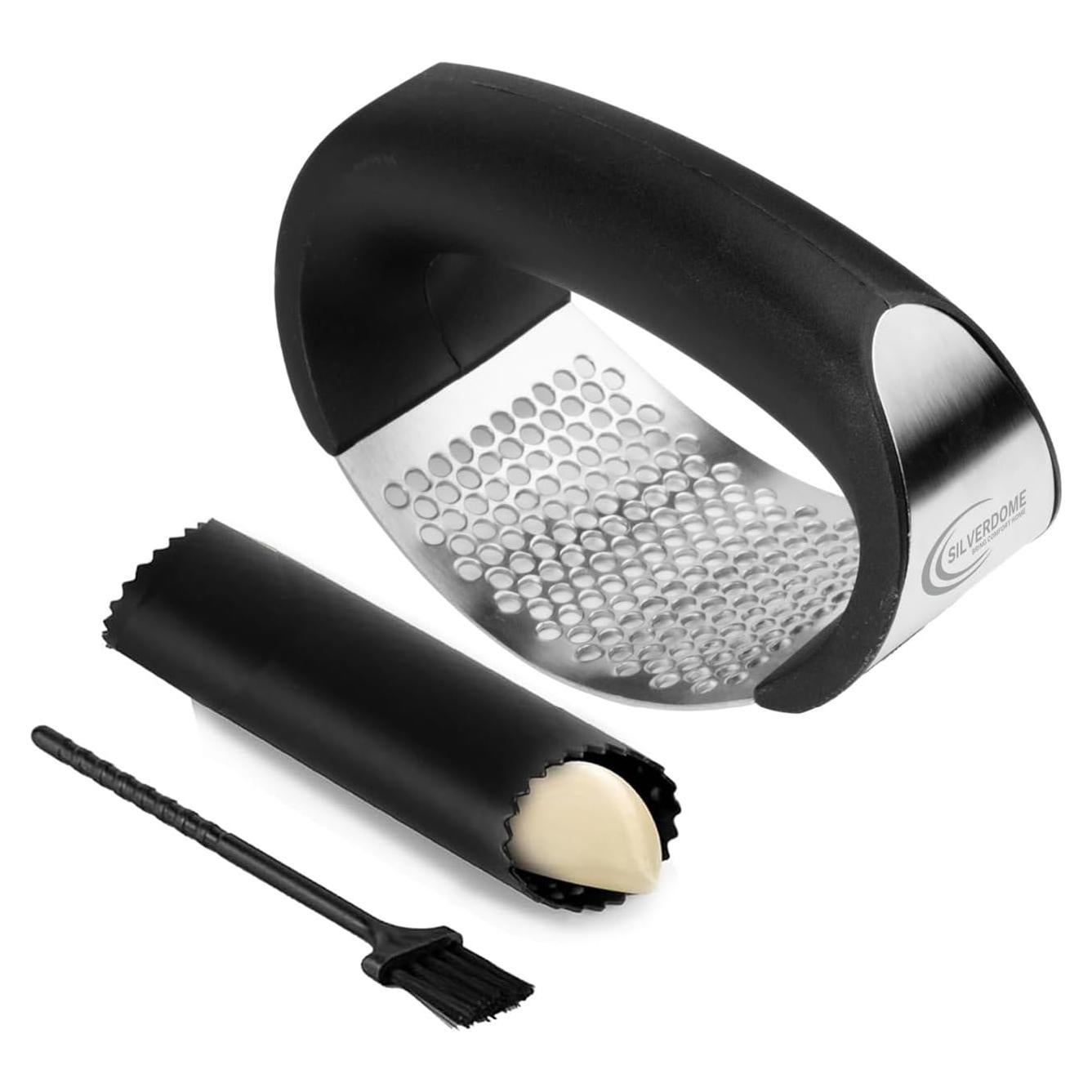 Prensa de Ajo Silverdome Acero Inoxidable 11 cm