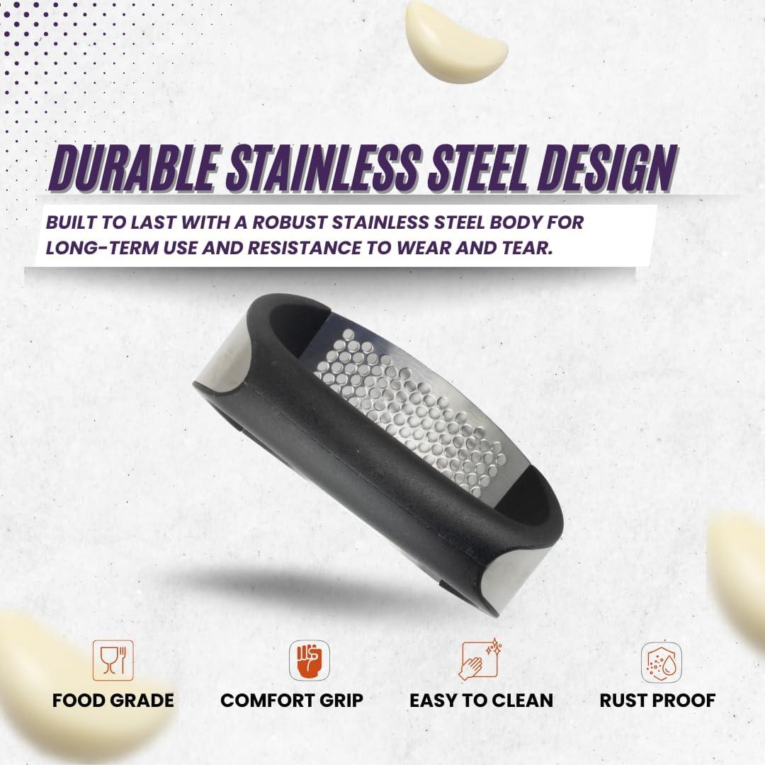 Prensa de Ajo Silverdome Acero Inoxidable 11 cm