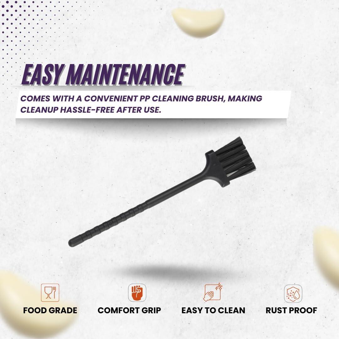 Prensa de Ajo Silverdome Acero Inoxidable 11 cm