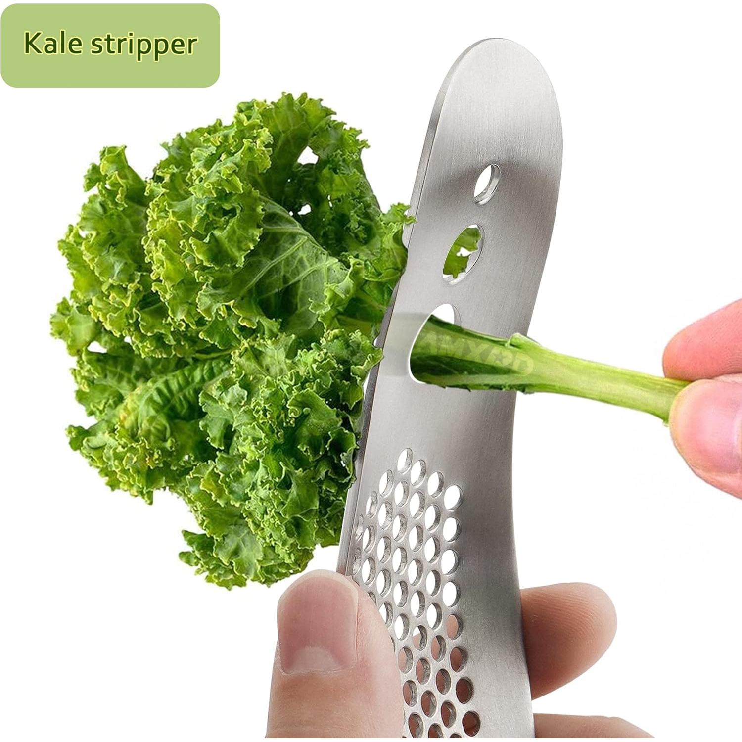 Prensa de Ajo 3 en 1 AMXRD Acero Inoxidable con Pelador