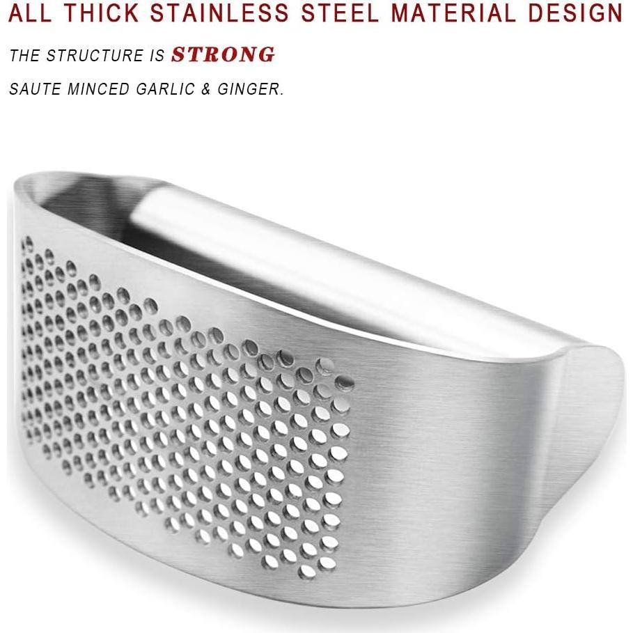 Prensa de Ajo Rocker AmDONGKING Acero Inoxidable Multiuso