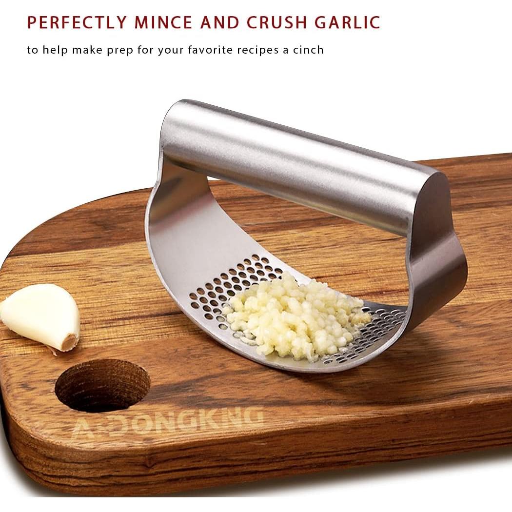 Prensa de Ajo Rocker AmDONGKING Acero Inoxidable Multiuso