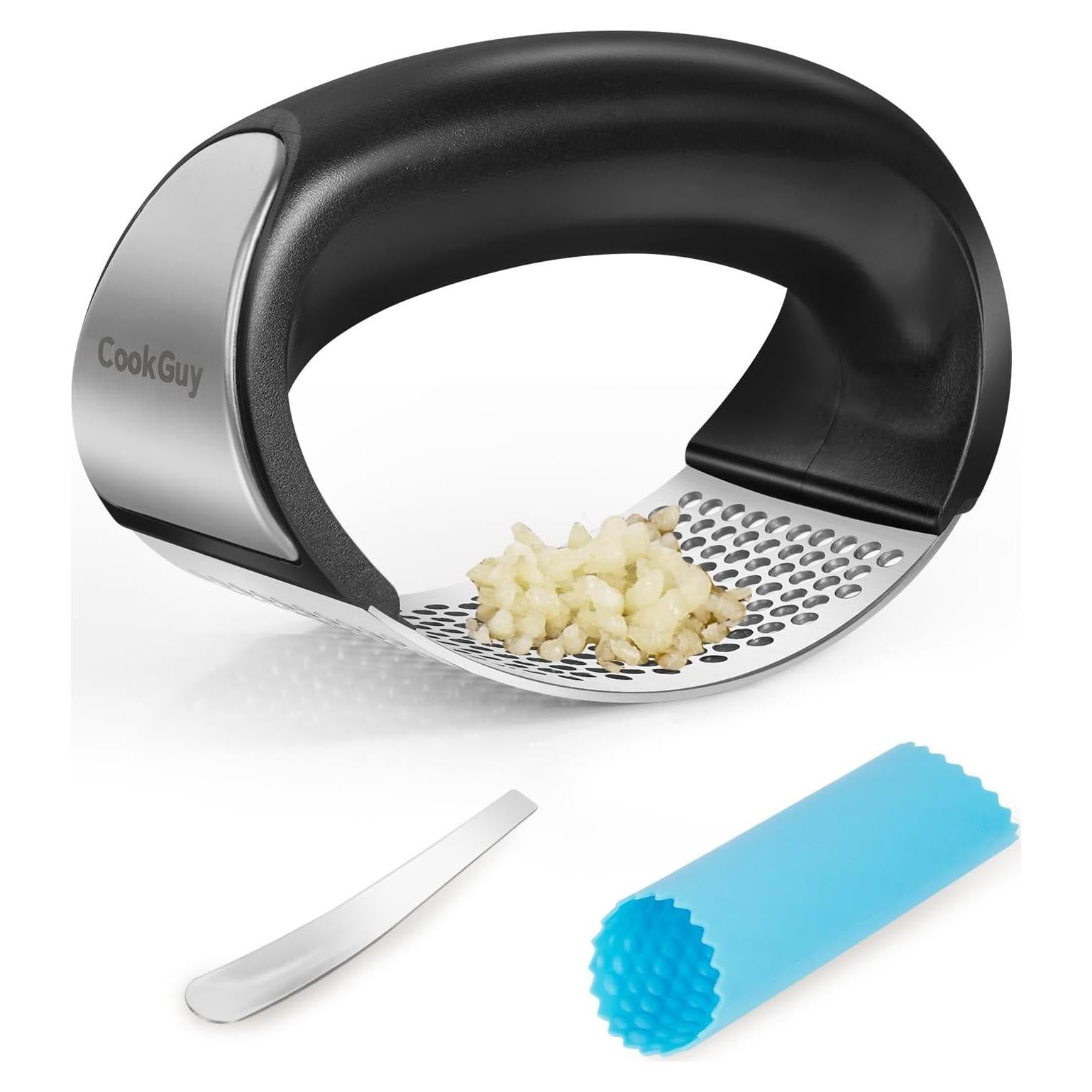 Prensa de Ajo Cook Guy de Acero Inoxidable 304 - Plata