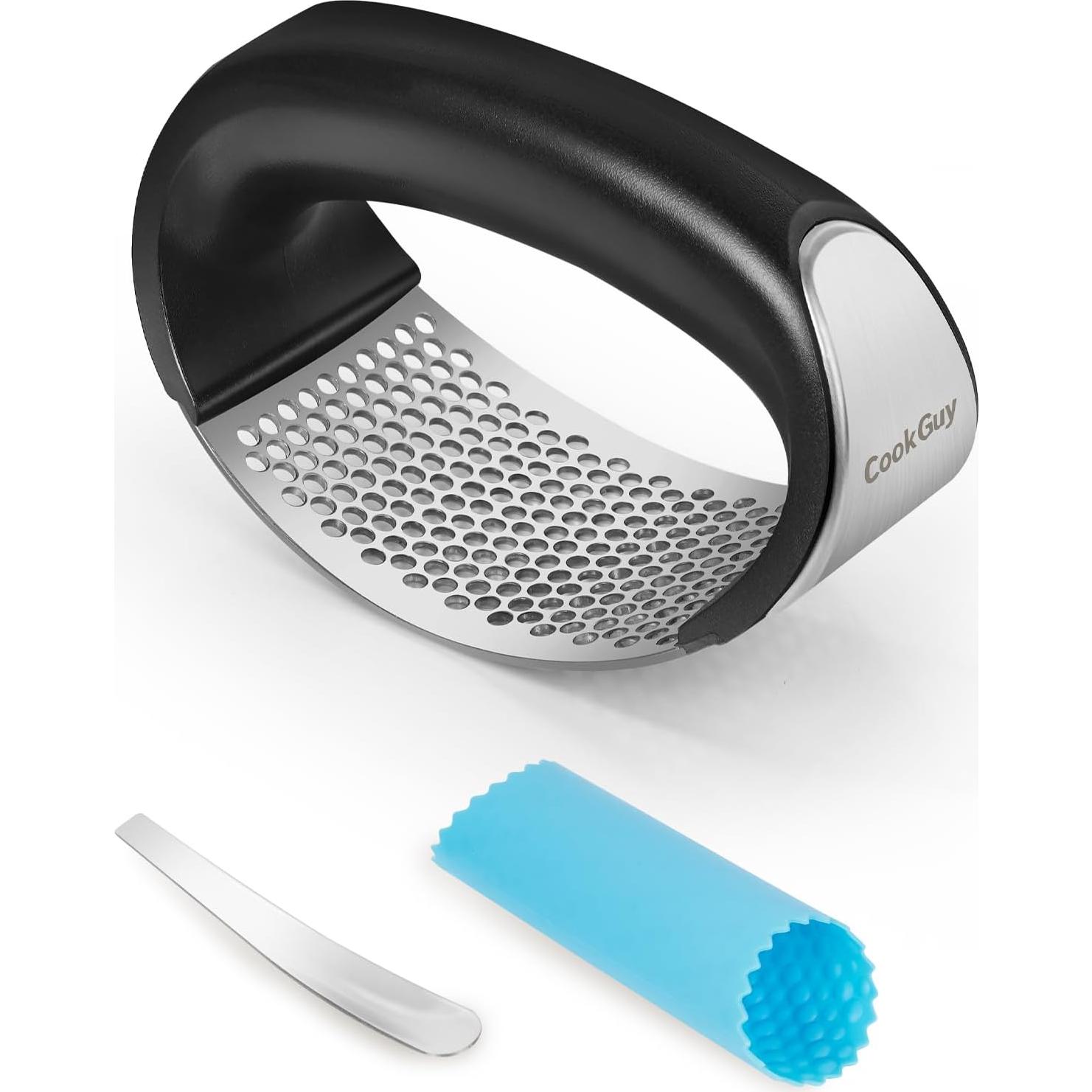 Prensa de Ajo Cook Guy de Acero Inoxidable 304 - Plata