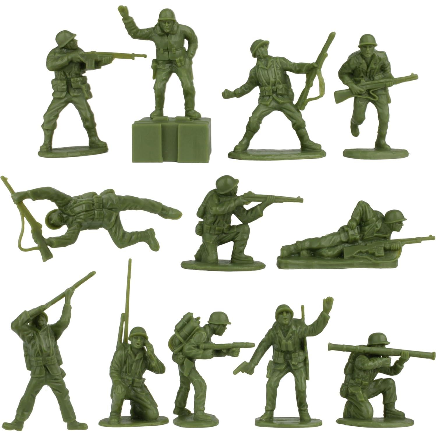 Figuras de Soldados BMC WW2 Iwo Jima - 32 Piezas