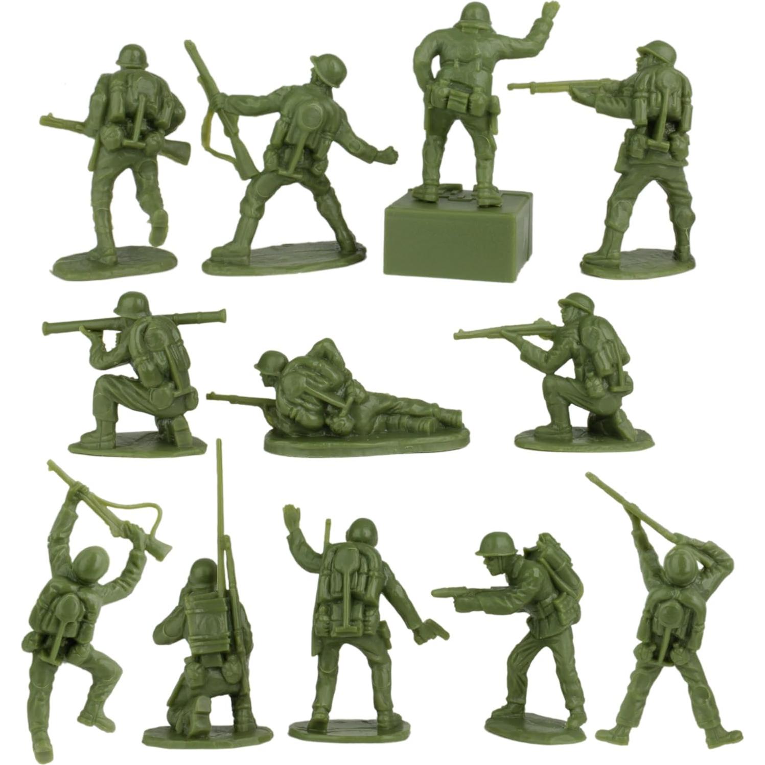 Figuras de Soldados BMC WW2 Iwo Jima - 32 Piezas