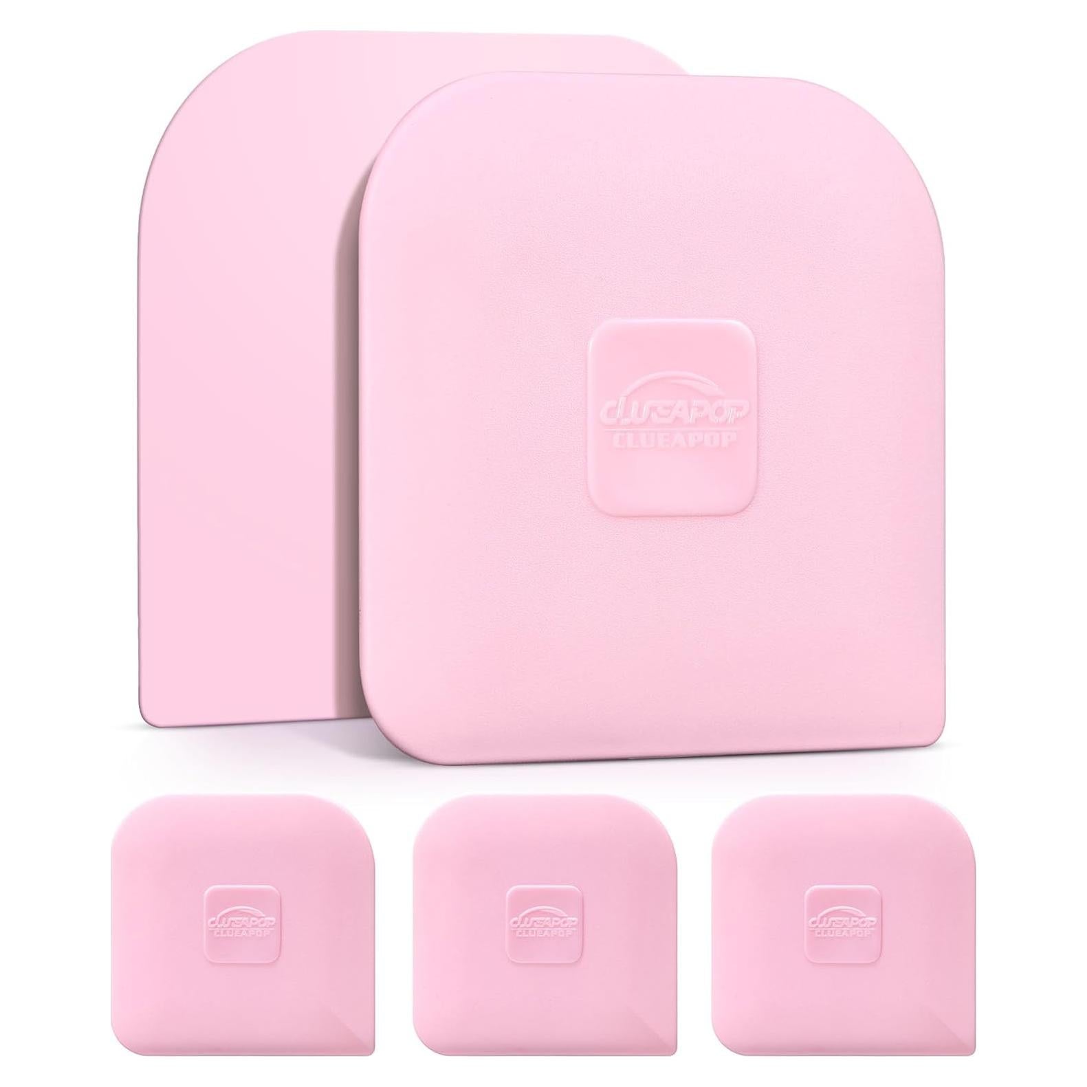 Raspadores de Sartenes CLUEAPOP 5 Piezas Plástico ABS Rosa