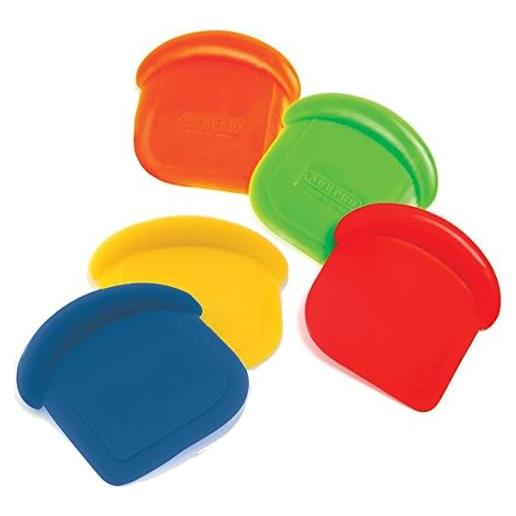 Juego de 4 Raspadores de Nylon Norpro 7,62 cm Colores Variados