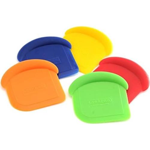 Juego de 4 Raspadores de Nylon Norpro 7,62 cm Colores Variados