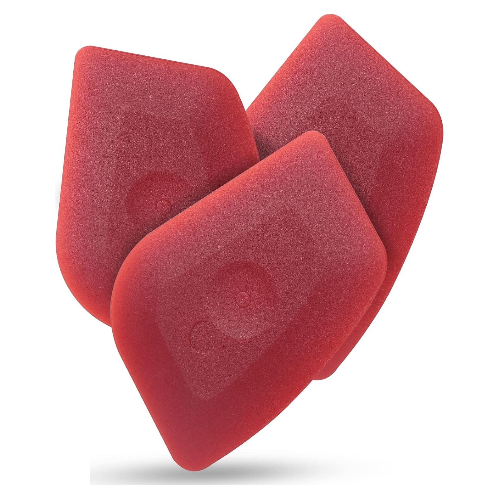 Raspador de Cocina Azureblue 3 Pcs Policarbonato Rojo