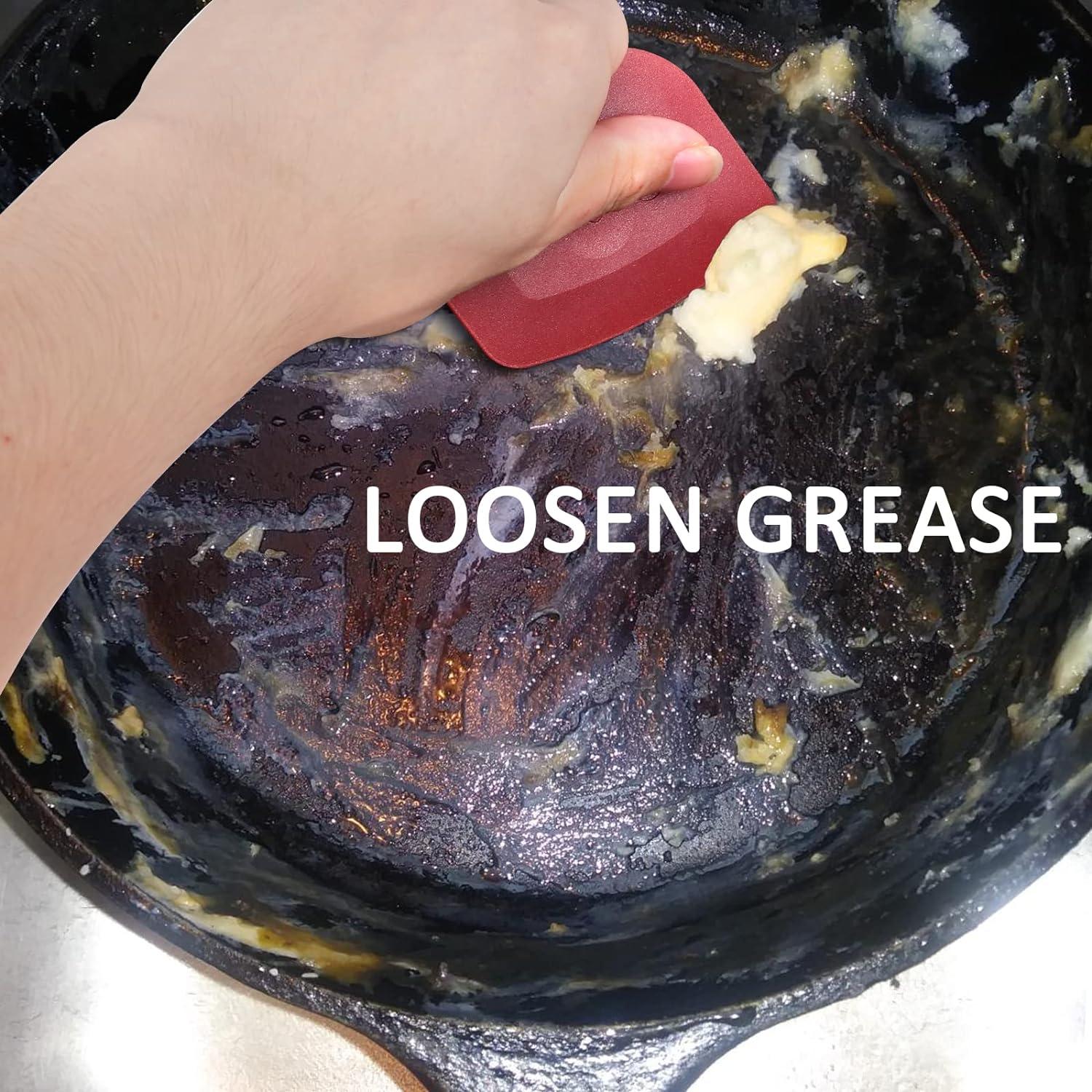 Raspador de Cocina Azureblue 3 Pcs Policarbonato Rojo