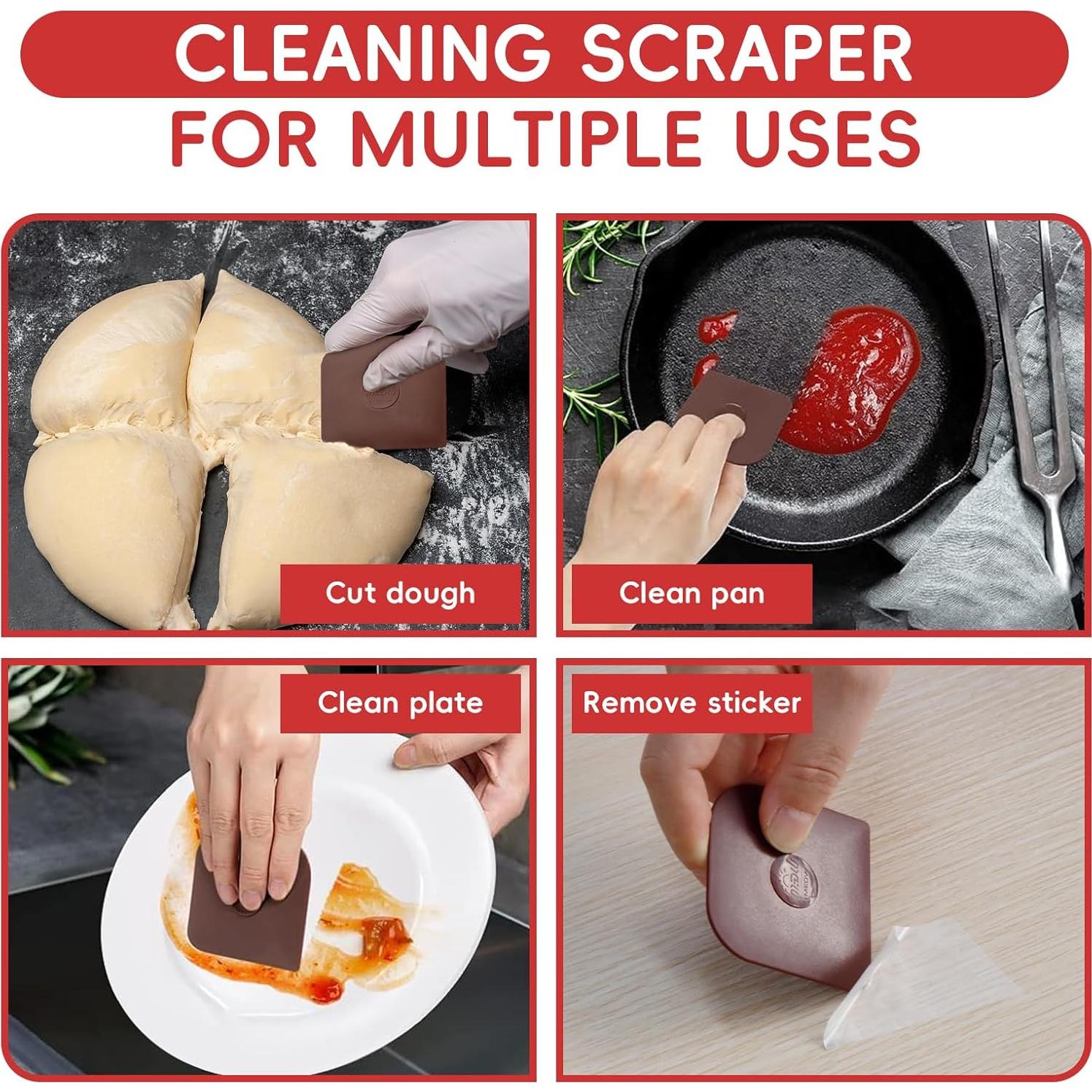 Raspador de Olla TMEDW 5 Pcs Antideslizante Resistente al Calor