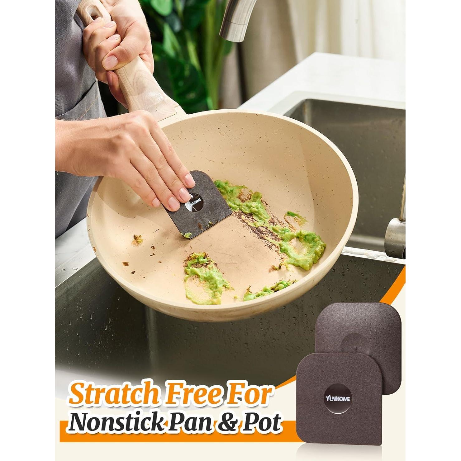 Juego de Raspadores de Cocina YUNHOME - 6 Piezas, Nylon