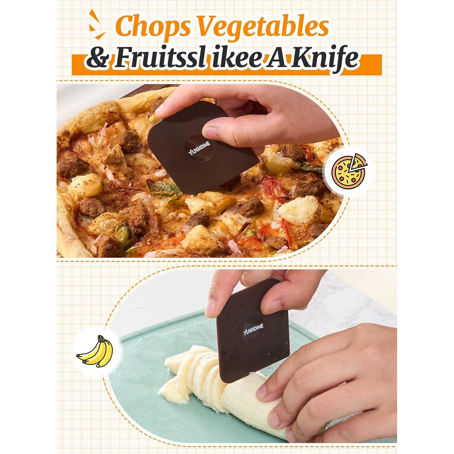 Juego de Raspadores de Cocina YUNHOME - 6 Piezas, Nylon