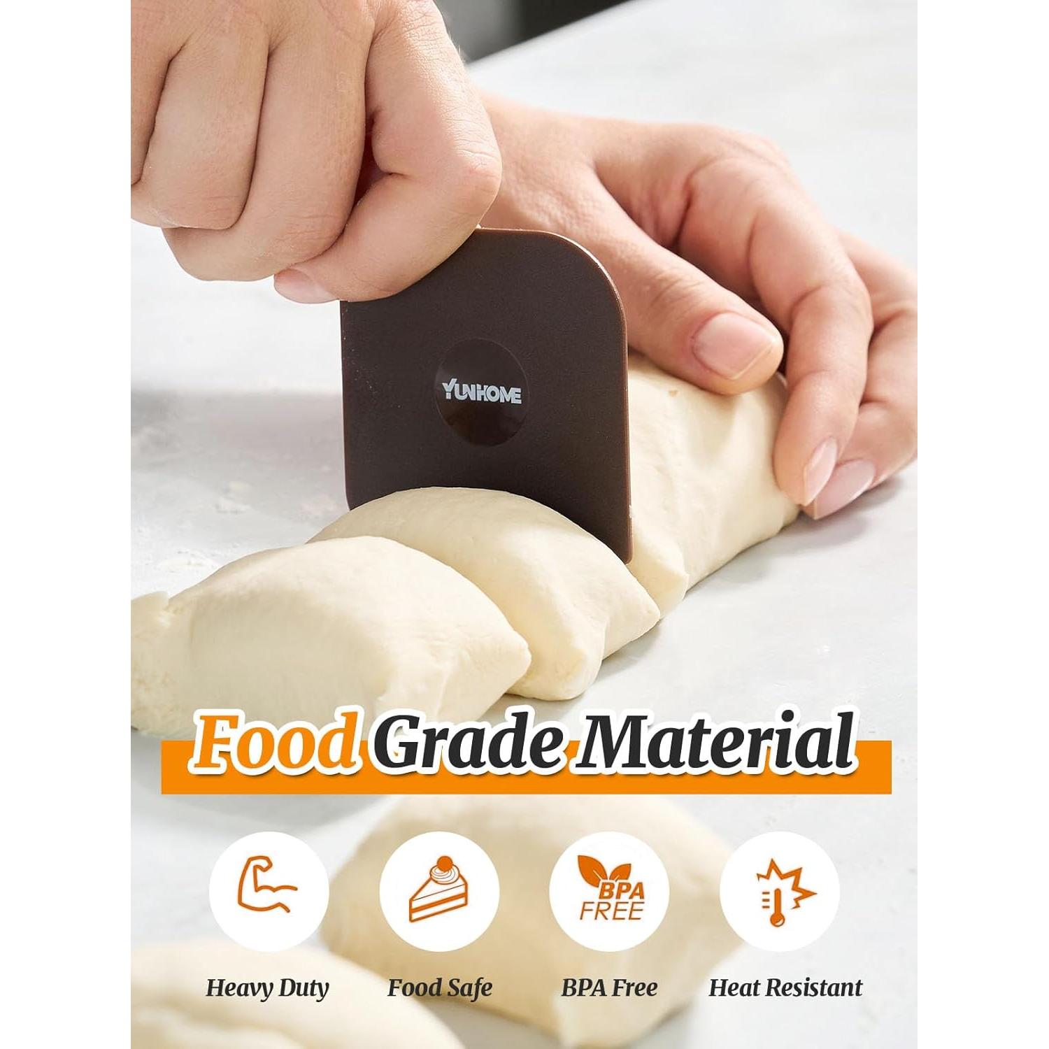 Juego de Raspadores de Cocina YUNHOME - 6 Piezas, Nylon