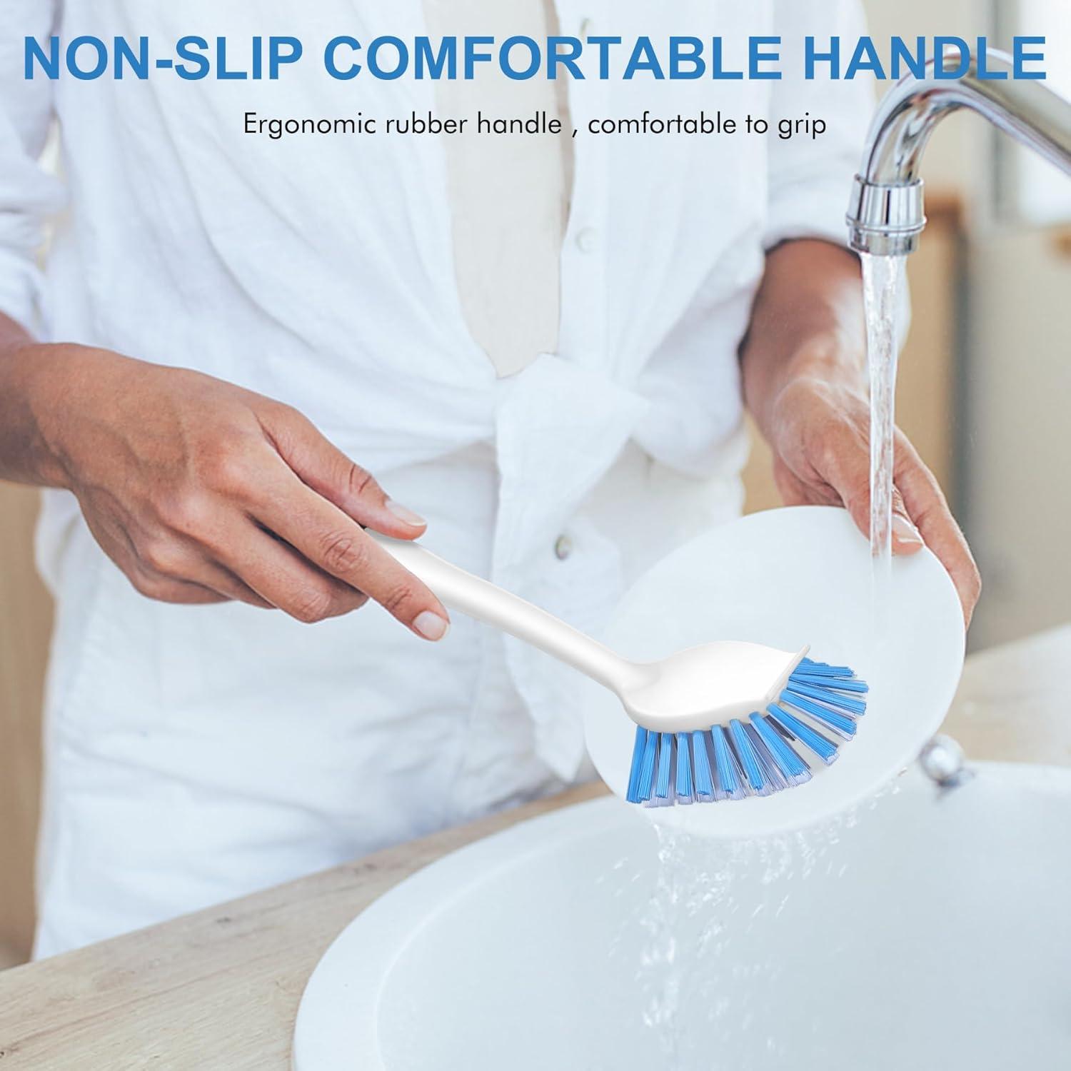 Cepillo de Platos SetSail con Mango Antideslizante - 2 Pzas