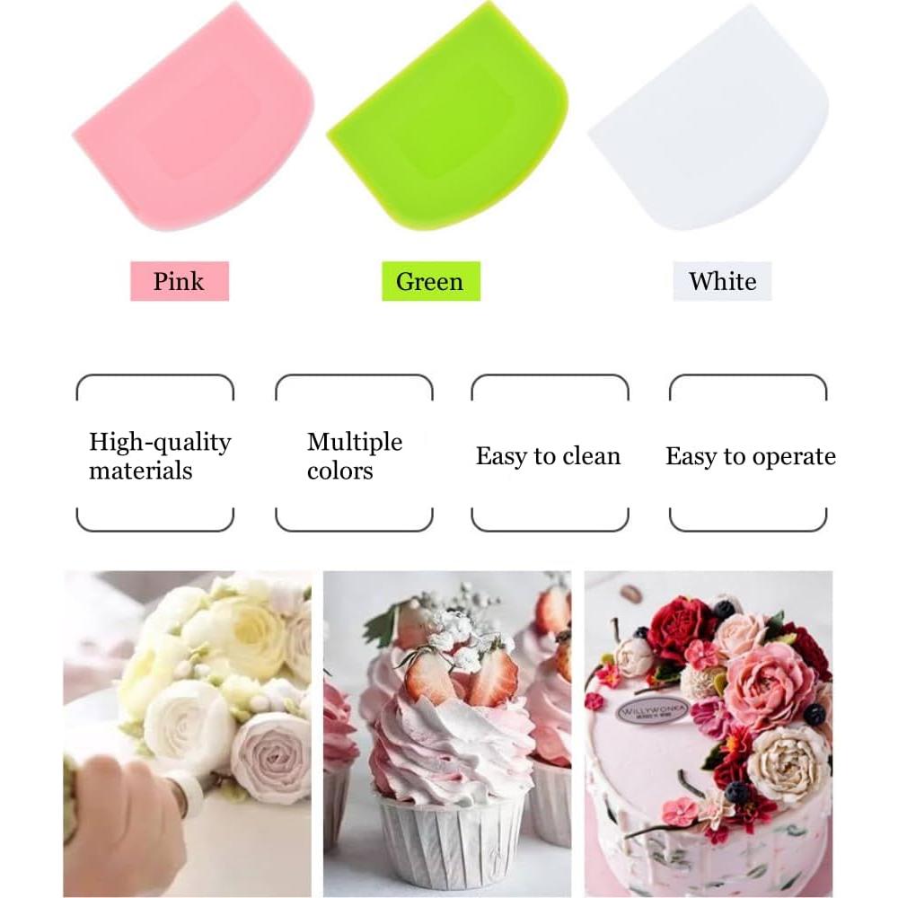 5 Raspadores de Cocina Sin Rayones - Plástico PE Resistente