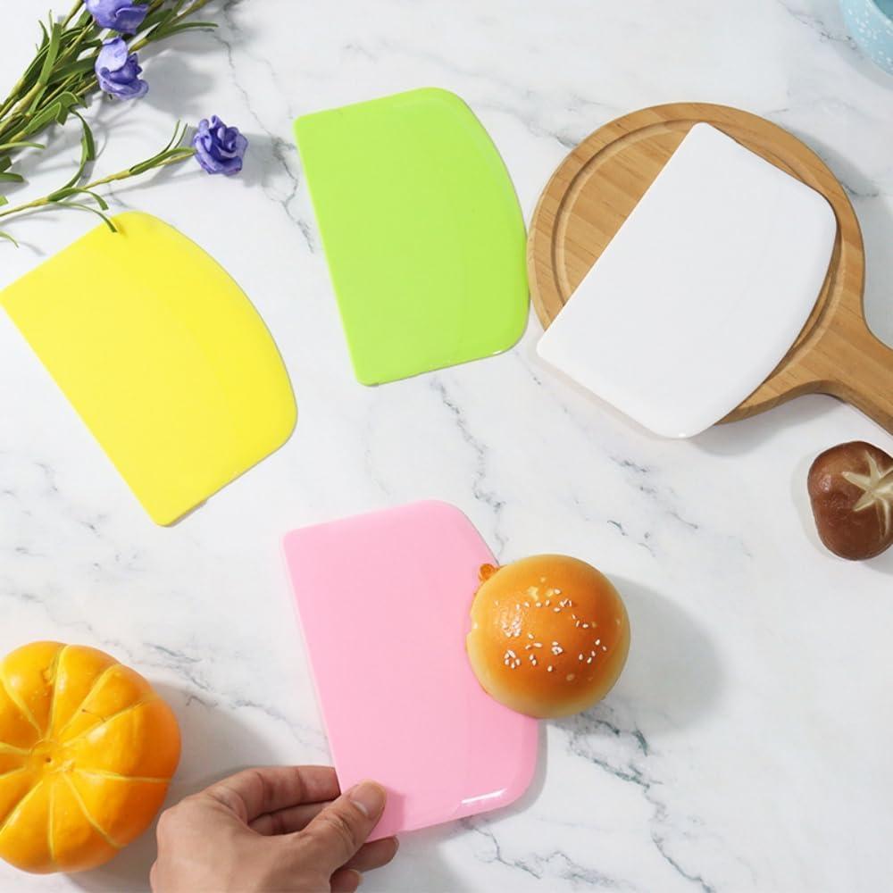 5 Raspadores de Cocina Sin Rayones - Plástico PE Resistente