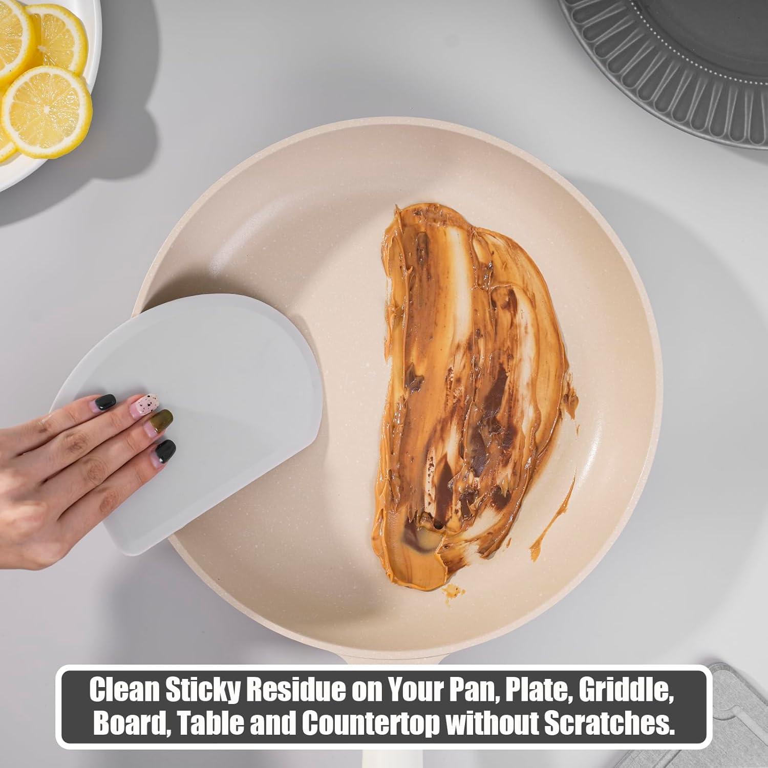 Raspador de Tazón de Silicona SAPID 15.2x10.9 cm Gris