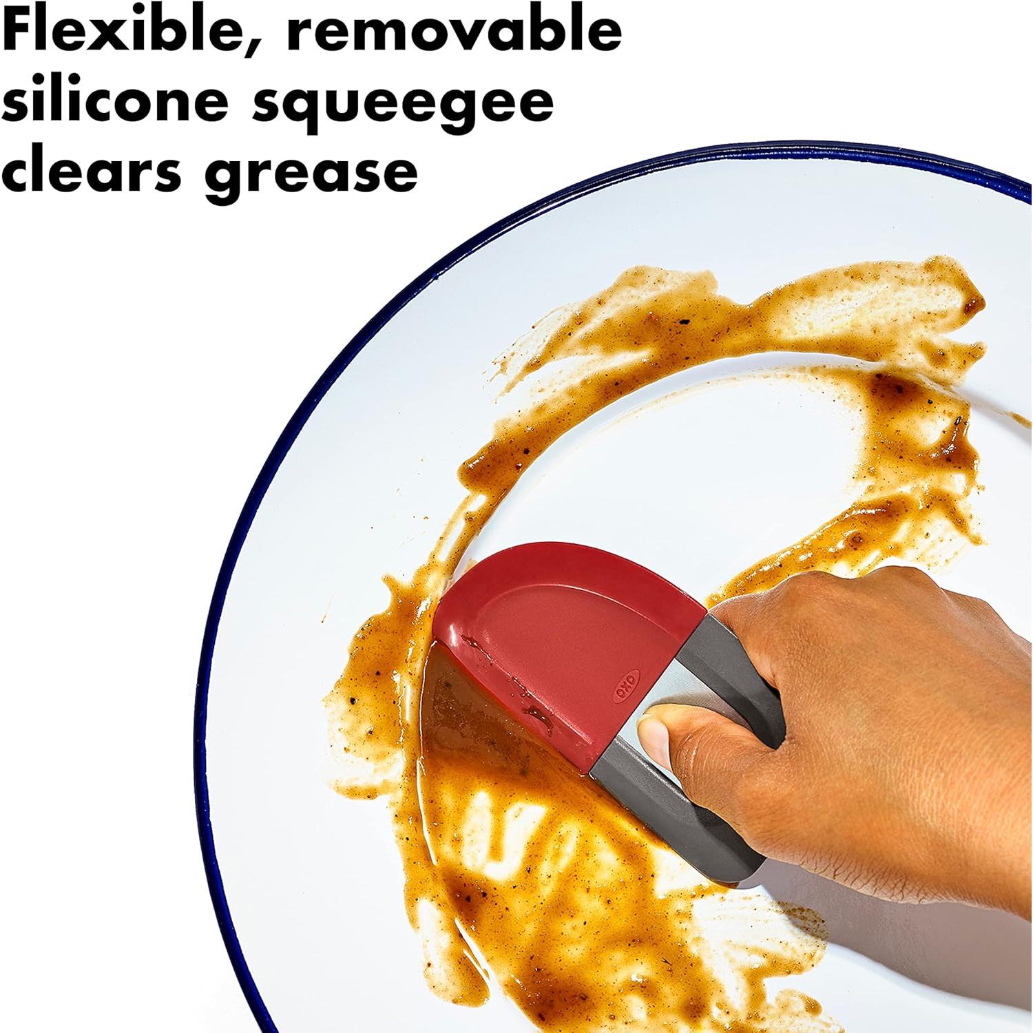 Limpiaparabrisas y Raspador 3-en-1 OXO Cocina al Aire Libre