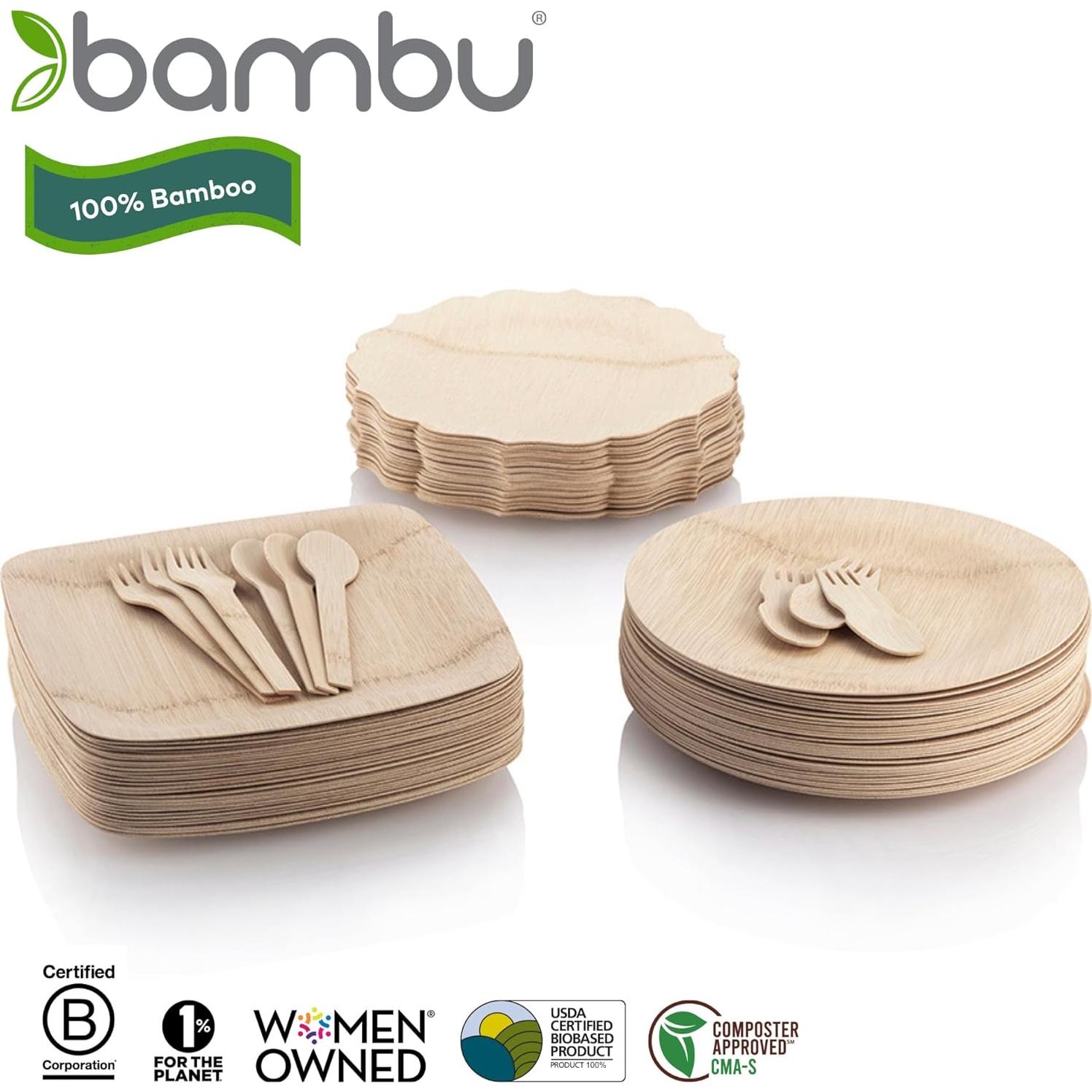 Raspadores de Pot de Bambú Bambu - Paquete de 5, 6.99 cm