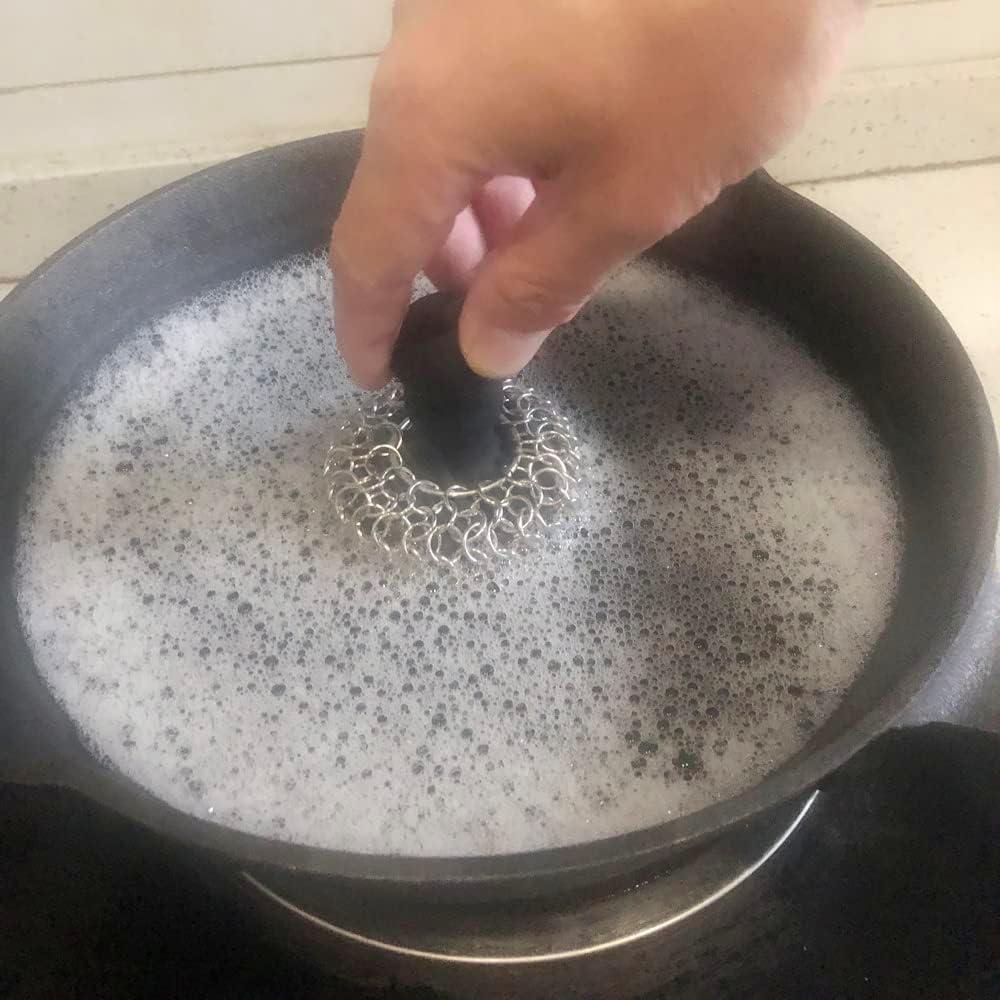 Esponja de Limpieza para Sartén Hierro Fundido Toiserns