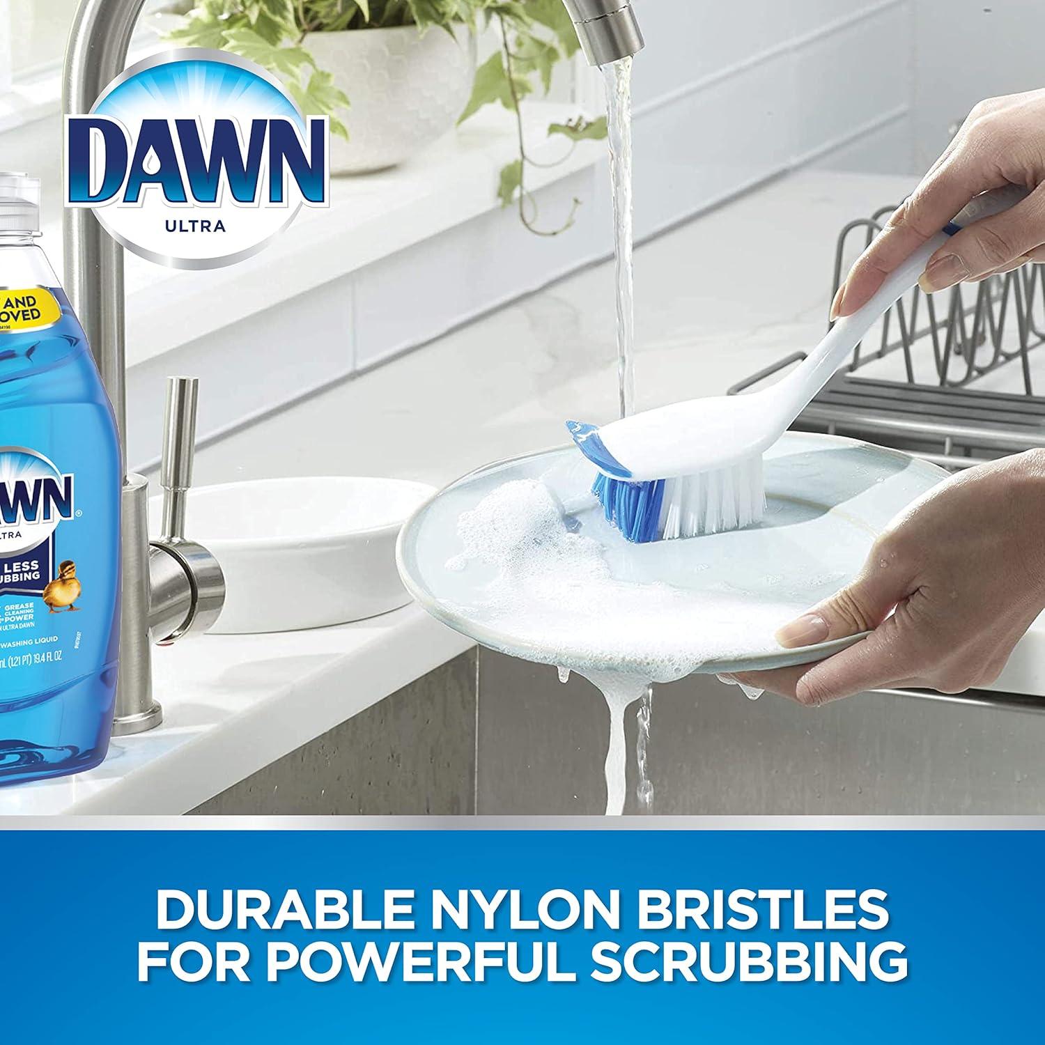 Cepillo de Platos Dawn Cuadrado con Cerdas de Nylon Suaves